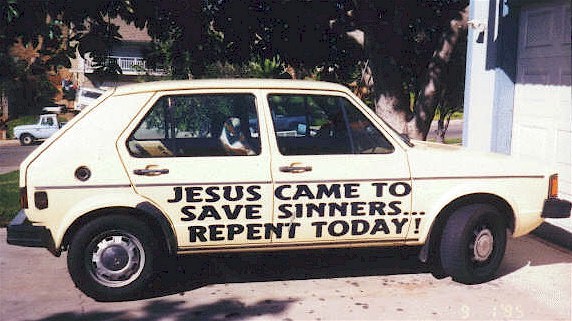 Use your car to PREACH!!