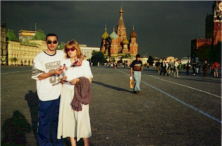 Tourists with tract