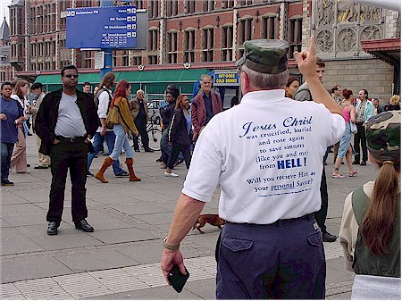 Preaching in Amsterdam - 2002