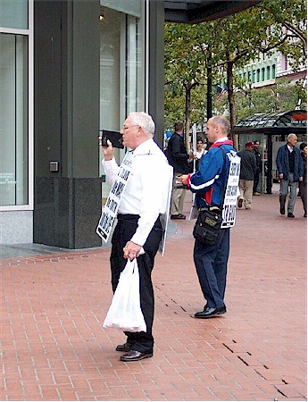 Preaching on the streets